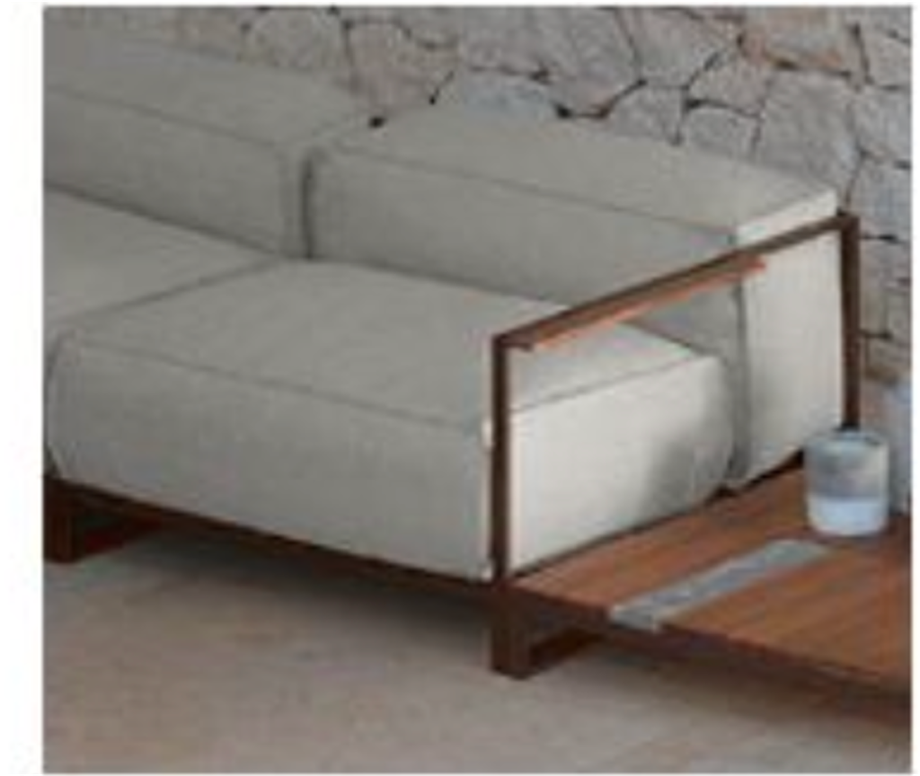 Guismo - Fauteuil modulaire avec bras droit