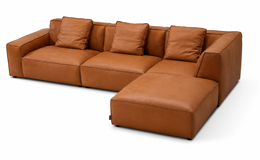 Brisbane - Divan sectionnel en cuir